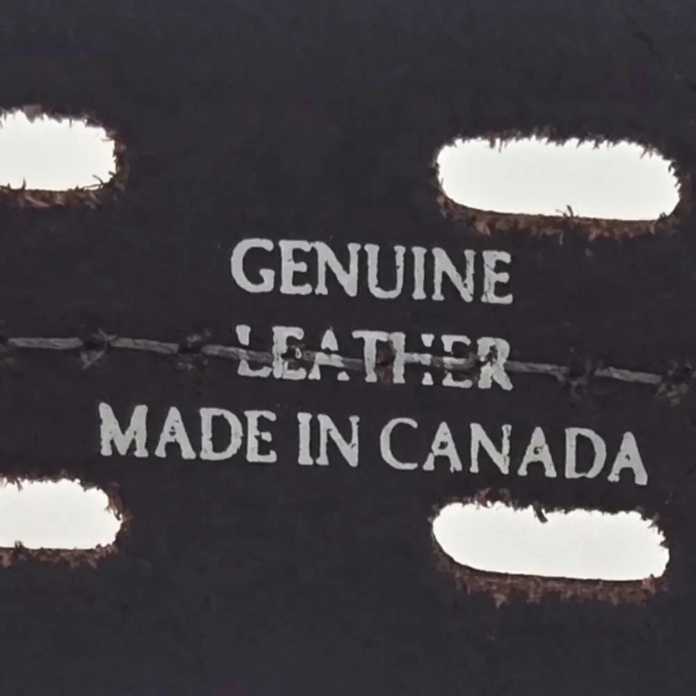 Men's Retreat Blues Genuine Leather Size 32 Belt